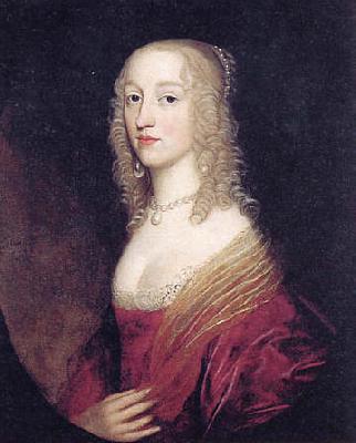Gerard van Honthorst Portrait of Luise Hollandine, in fact Louise Maria, Pfalzgrafin bei Rhein Germany oil painting art